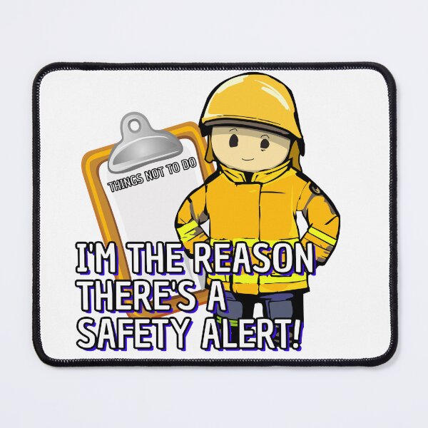Item preview, I'm the reason there's a safety alert! designed and sold by Flashover.
