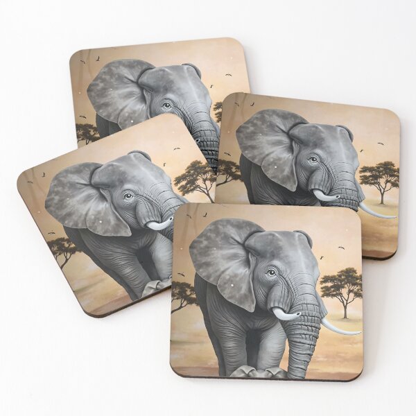 Item preview, Elephant and baby designed and sold by Ana Duque.