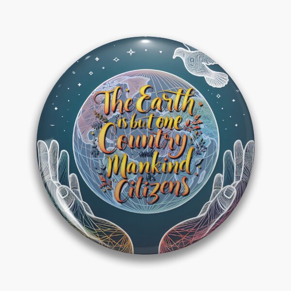 Item preview, Bahá’í Quote - The Earth is but one Country, and Mankind its Citizens designed and sold by nature. electrified..