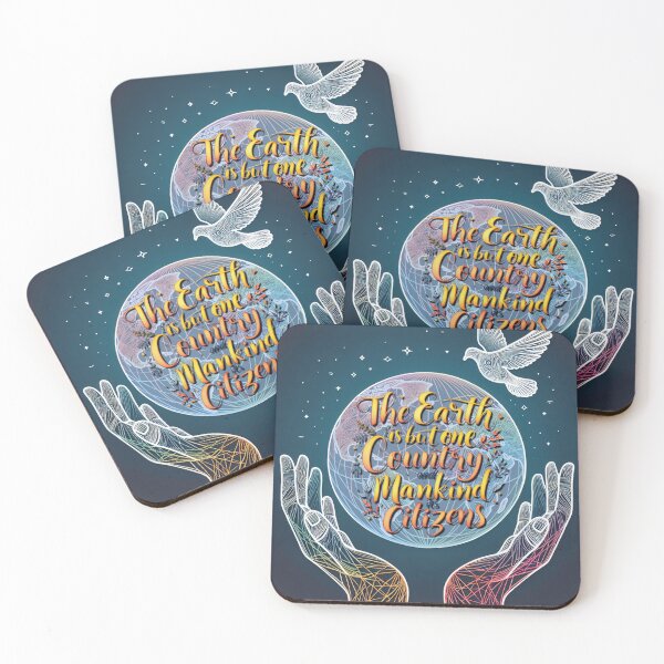 Item preview, Bahá’í Quote - The Earth is but one Country, and Mankind its Citizens designed and sold by nature. electrified..