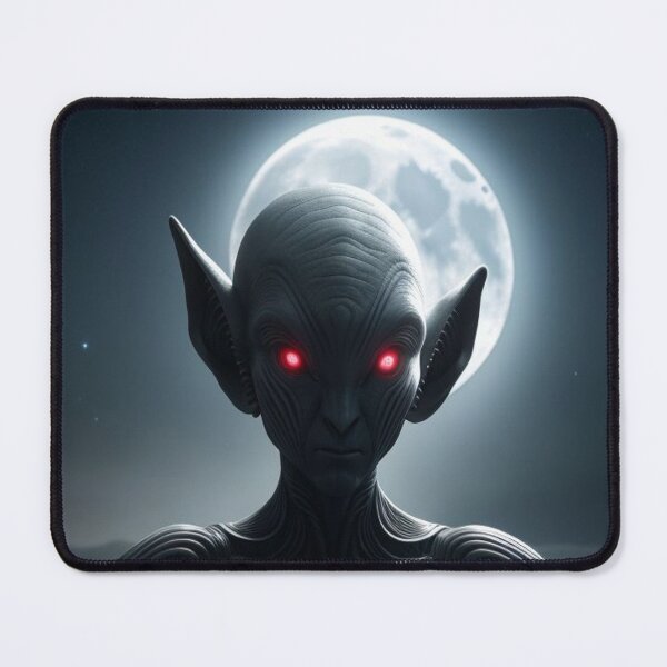 Item preview, Red-Eyed Alien Under the Moon designed and sold by highplacidity.