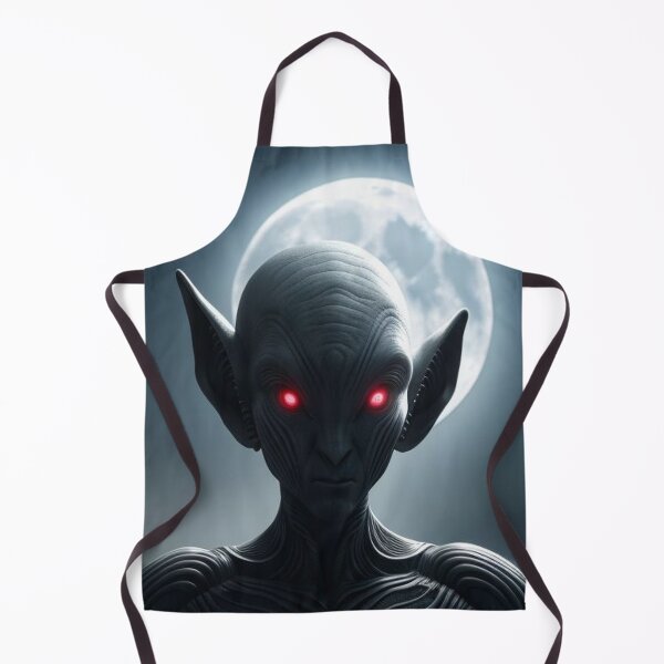 Item preview, Red-Eyed Alien Under the Moon designed and sold by highplacidity.