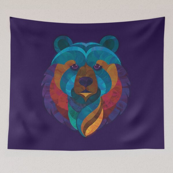 Item preview, Colorful Papa Bear designed and sold by Mx’d Media Art and Design by Henri Hulo.