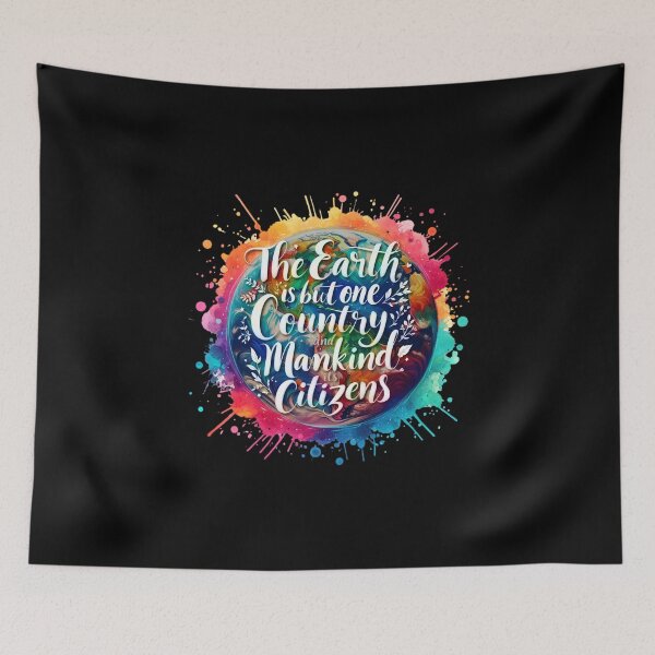 Item preview, Bahá’í Quote - The Earth is but one Country, and Mankind its Citizens designed and sold by nature. electrified..