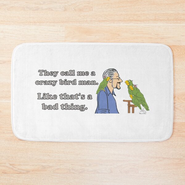 Item preview, Crazy Bird Man designed and sold by Laughing Parrot Studio.