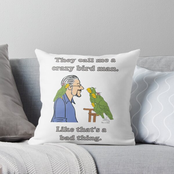 Item preview, Crazy Bird Man designed and sold by Laughing Parrot Studio.