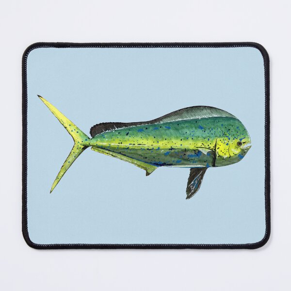 Item preview, MAHI-MAHI COMMON GOLDEN DOLPHINFISH-Coryphaena hippurus designed and sold by BEATRIZ ABAITUA.