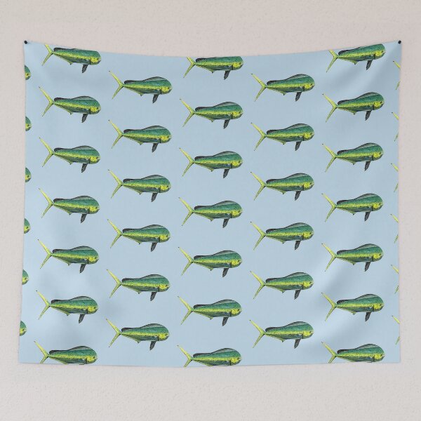 Item preview, MAHI-MAHI COMMON GOLDEN DOLPHINFISH-Coryphaena hippurus designed and sold by BEATRIZ ABAITUA.