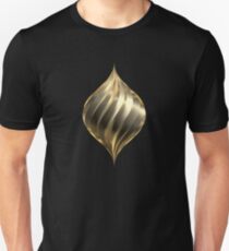 Rotating drop of gold Unisex T-Shirt