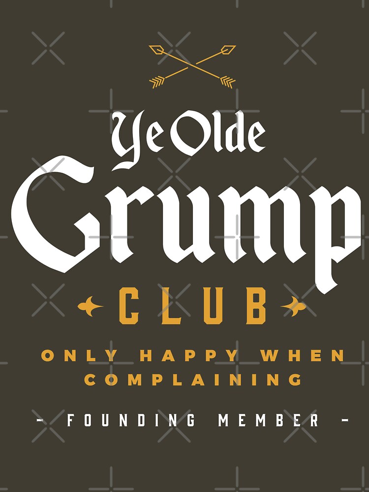 the old grumpy club clothing