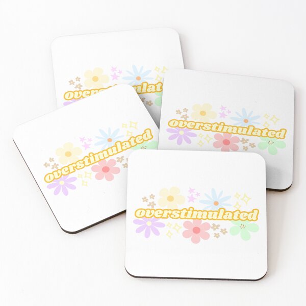 Item preview, Overstimulated Funny Floral Design (Yellow) designed and sold by Mollysb428.