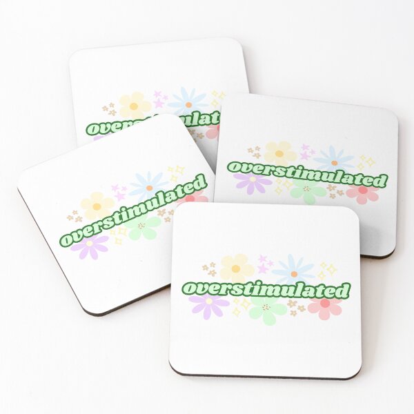 Item preview, Overstimulated Funny Floral Design (Green) designed and sold by Mollysb428.
