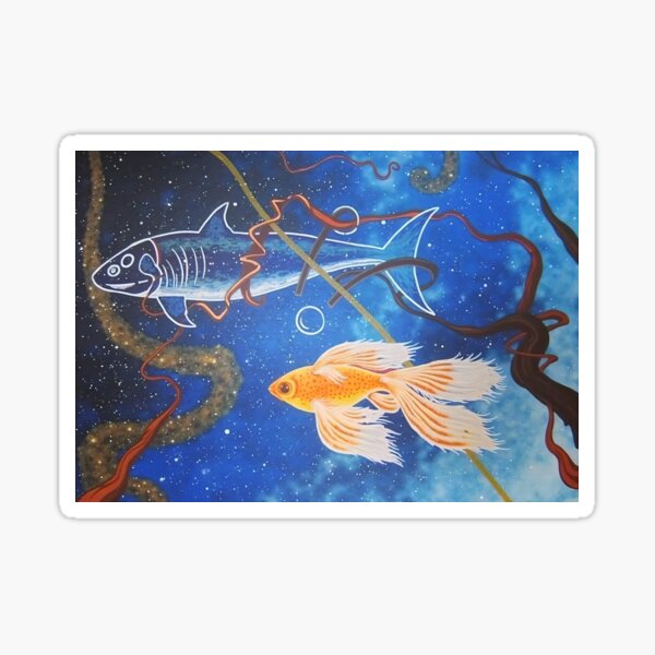Item preview, Fish in space designed and sold by Ana Duque.
