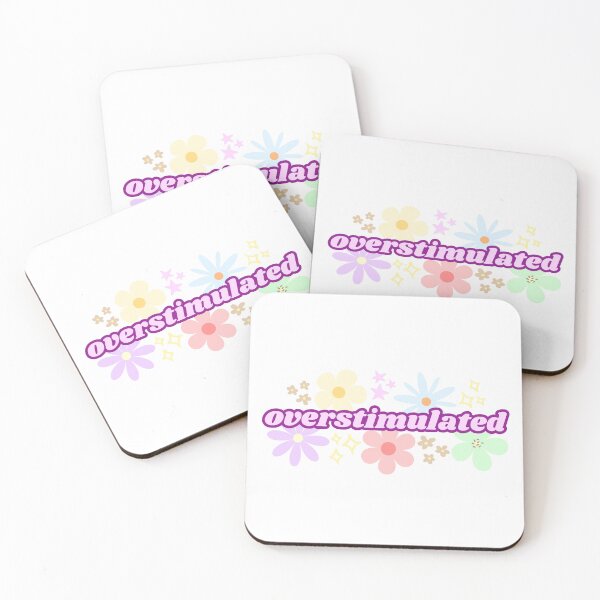 Item preview, Overstimulated Funny Floral Design (Pink) designed and sold by Mollysb428.