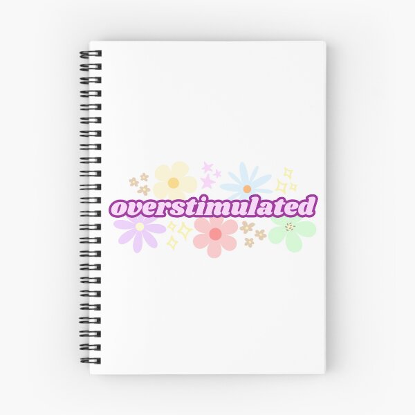 Item preview, Overstimulated Funny Floral Design (Pink) designed and sold by Mollysb428.
