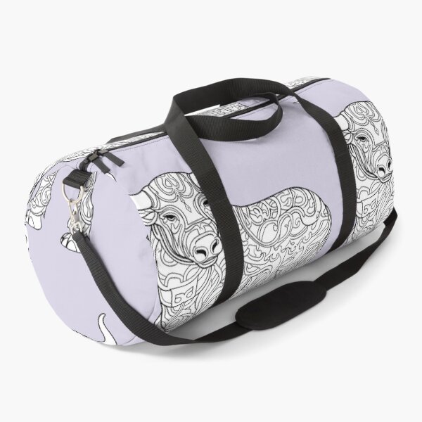 Item preview, Bull Coloring Page Pattern designed and sold by DavidColoring.