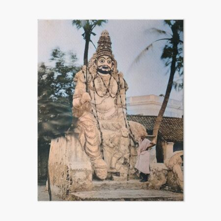 Aperçu de l'œuvre Sculpture à Madras, Inde créée et vendue par 19th Century in Color.