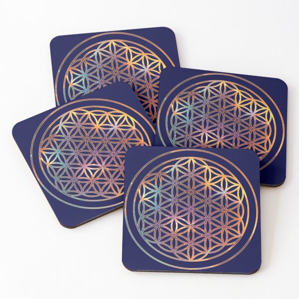 Item preview,  Cosmic Bloom: Sacred Geometry in Nebula Hues designed and sold by KaurisDigital.