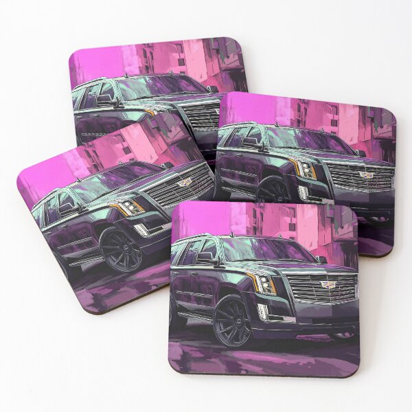 Item preview, "Black Cadillac Escalade – Digital Pop Art Print" II designed and sold by AutoPopStudio.