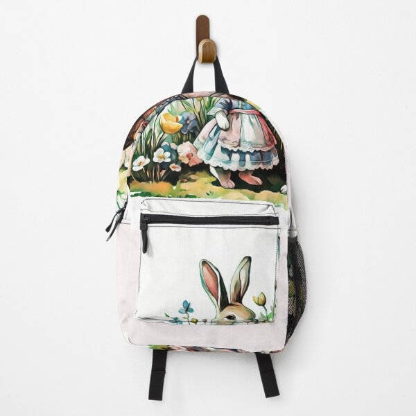 Item preview, Easter Bunny flowers and chocolats and vintage fashion#1 designed and sold by Helios Be. Lavsh.