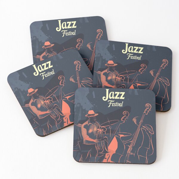 Item preview, Jazz Festival Poster – Soulful Brass & Bass Harmony designed and sold by djovan.