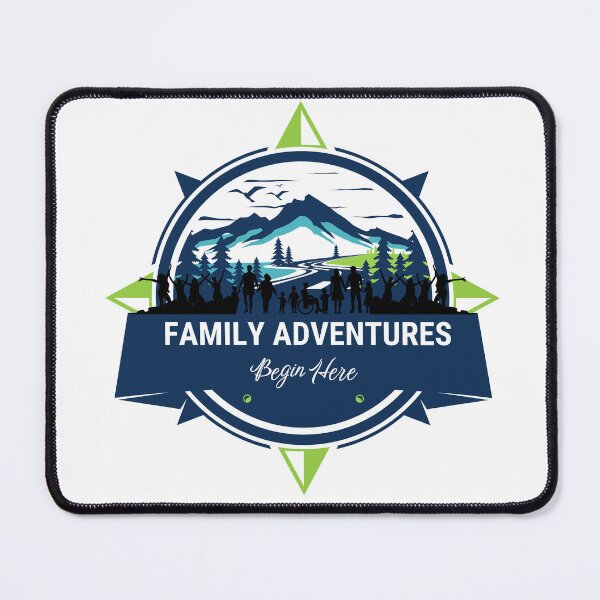 Item preview, Family Adventure – Explore the World Together designed and sold by PrintBubbleGK.