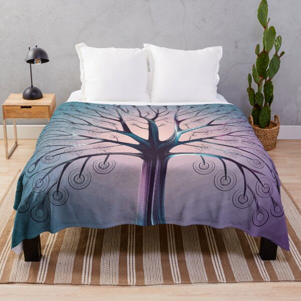 Item preview, A tree in a hypnotic style-2. designed and sold by Lilashakti ⭐️ ⭐️ ⭐️ ⭐️ ⭐️.