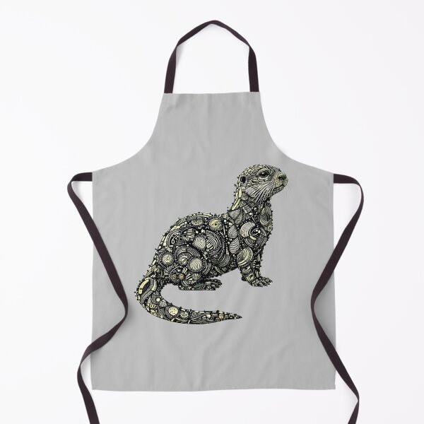 Item preview, Abstract Otter – Futuristic Mechanical Art designed and sold by Dino-Lune.