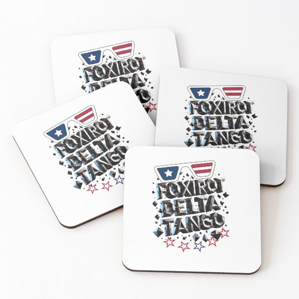 Item preview, Foxtrot Delta Tango - Garnet Crystal Typography Design designed and sold by ArtDesignTp.
