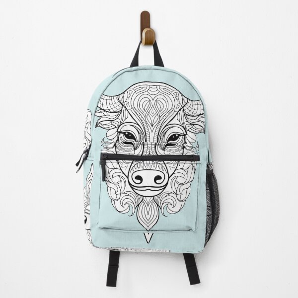Item preview, Bull #3 Coloring Page Pattern  designed and sold by DavidColoring.
