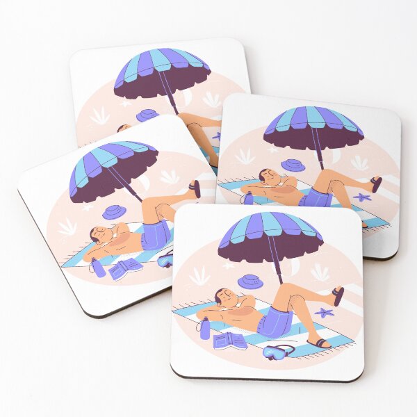 Item preview, Summer 2025 man on the Beach  designed and sold by Kajieno.