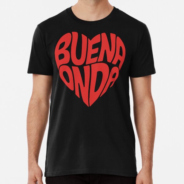 Vista previa del artículo con la obra «Buena Onda Corazón – ¡Difunde buenas vibras con estilo!», diseñado y vendido por paulo silveira.