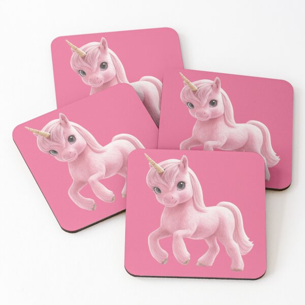 Item preview, Pink unicorn designed and sold by Mollet Shop.