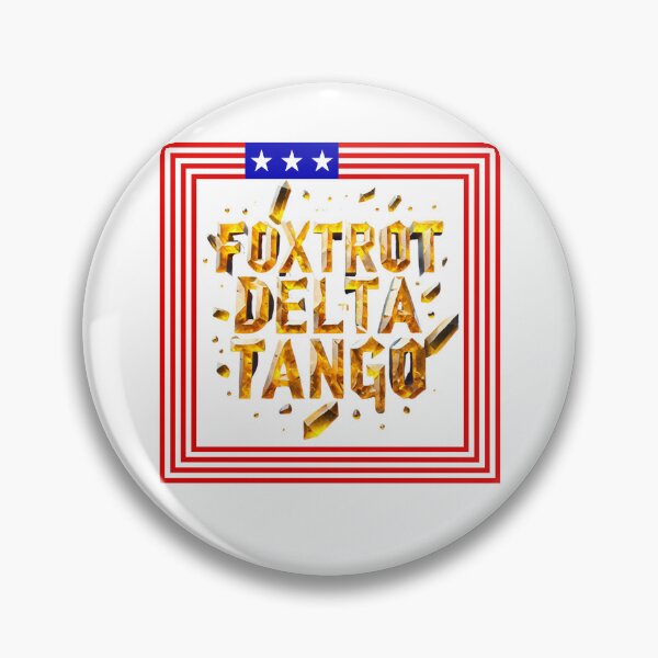 Item preview, Foxtrot Delta Tango - Fluorite Crystal Typography Design designed and sold by ArtDesignTp.