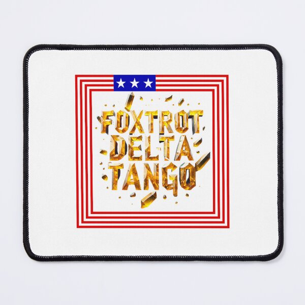 Item preview, Foxtrot Delta Tango - Fluorite Crystal Typography Design designed and sold by ArtDesignTp.