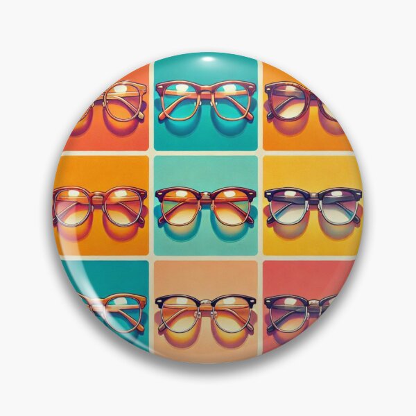 Item preview, Bold Retro Glasses Pop Art Grid Design designed and sold by hardingcarl2.