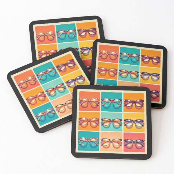 Item preview, Bold Retro Glasses Pop Art Grid Design designed and sold by hardingcarl2.