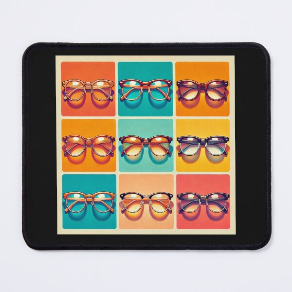 Item preview, Bold Retro Glasses Pop Art Grid Design designed and sold by hardingcarl2.