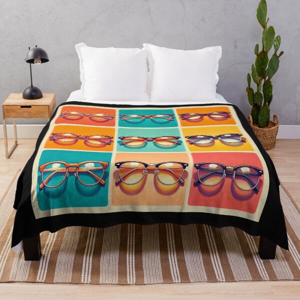 Item preview, Bold Retro Glasses Pop Art Grid Design designed and sold by hardingcarl2.
