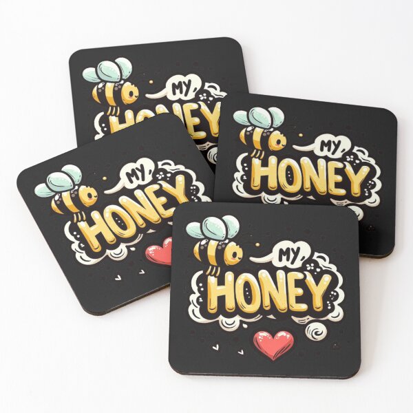 Item preview, Cute bee with "My Honey" text and heart. designed and sold by hardingcarl2.