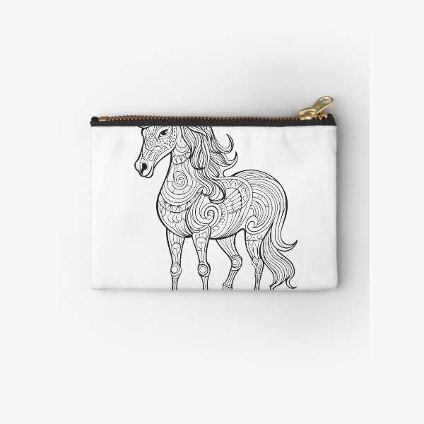 Item preview, Horse Coloring Page Pattern  designed and sold by DavidColoring.