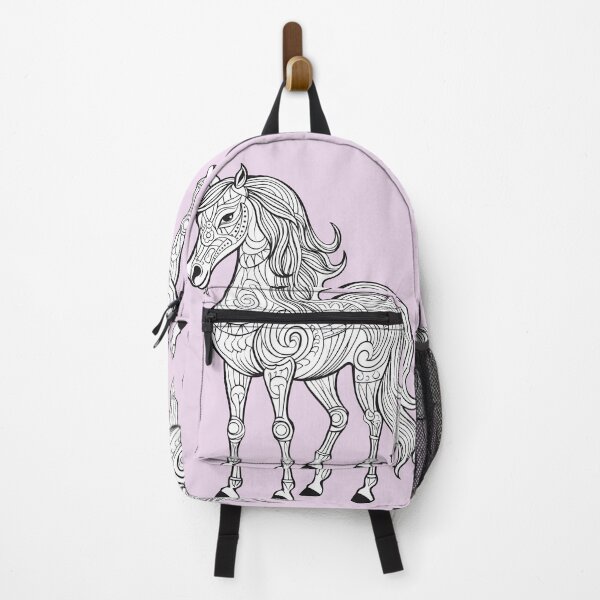 Item preview, Horse Coloring Page Pattern designed and sold by DavidColoring.
