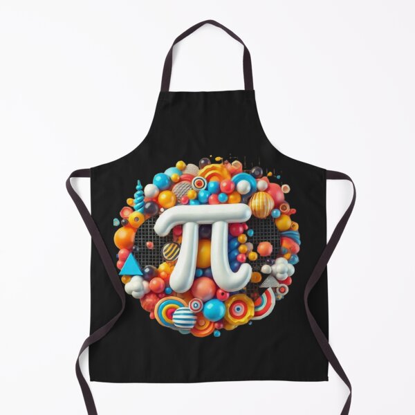 Item preview, Colorful pi symbol surrounded by vibrant geometric shapes designed and sold by hardingcarl2.