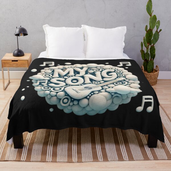 Item preview, "Whimsical, artistic design with guitar and notes designed and sold by hardingcarl2.