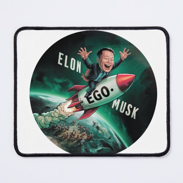 Item preview,  Elon Ego Musk – Billionaire Satire SpaceX Parody designed and sold by SanadDiab.