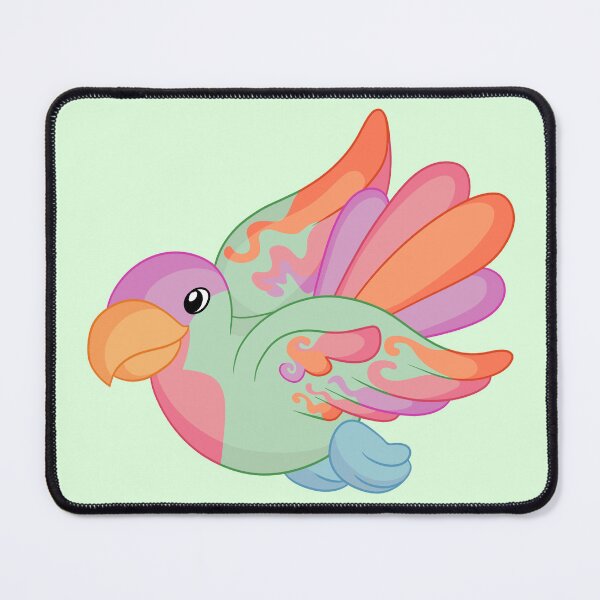 Item preview, Rainbow Sherbet Parakeet designed and sold by joysqueezed-out.