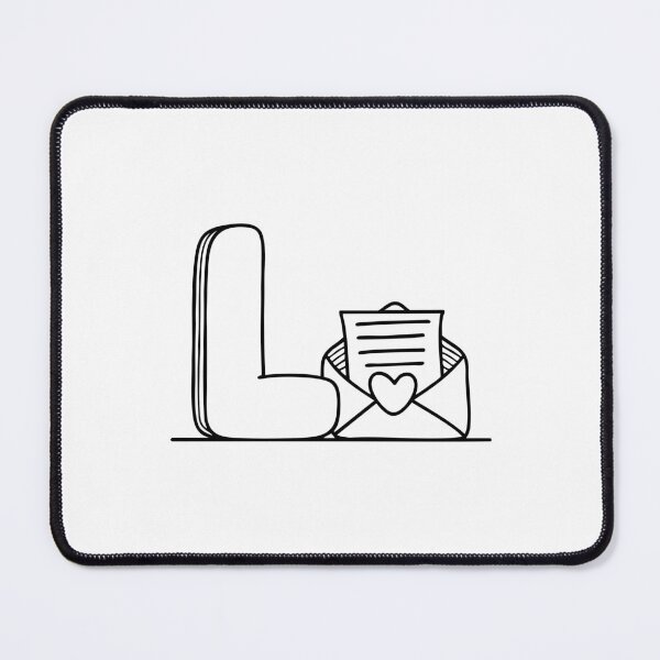 Item preview, An Illustration of a Letter beside the Letter L designed and sold by rasagamastore.