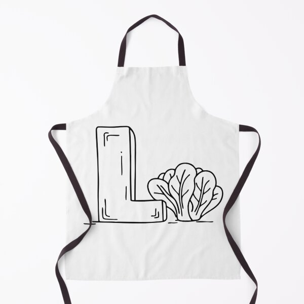 Item preview, An Illustration of Lettuce beside the Letter L designed and sold by rasagamastore.