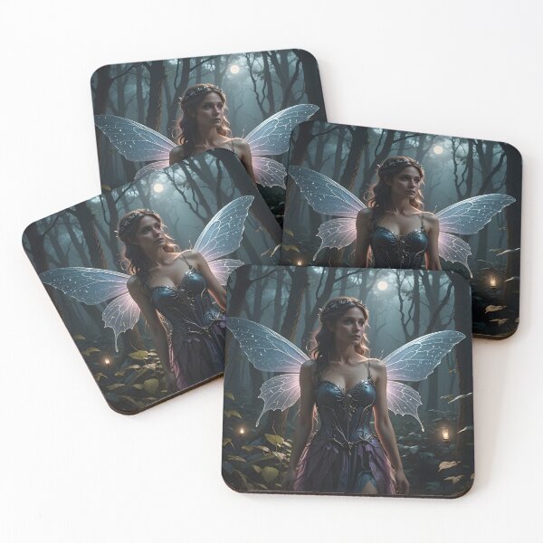 Item preview, Dark Fairy in the Forest designed and sold by vividcrucibledesigns.