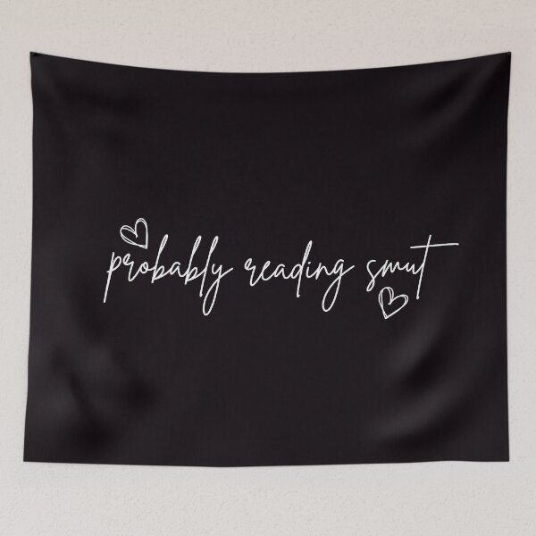Item preview, Probably Reading Smut Hearts (White) designed and sold by Mollysb428.
